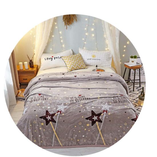 Sedex Audit Bright Star Pattern Flame Retardant Fleece Blanket Buy